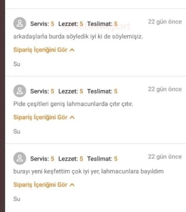 Trendyol Yemekte alınan şeyler gösterilmeye başlandı. Su alıp yemek çok iyiydi yorumları yapanlar var. Nasıl buldun güncellemeyi?