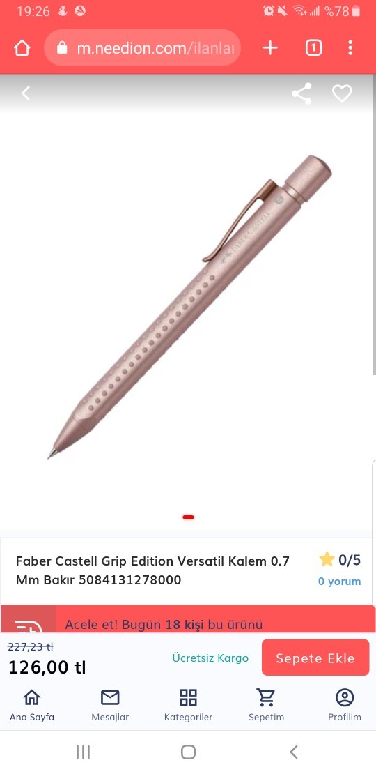 Faber Castell kalemler 364 TL oldu. Çocuğunuza bu kadar pahalı kalem alır mıydınız?