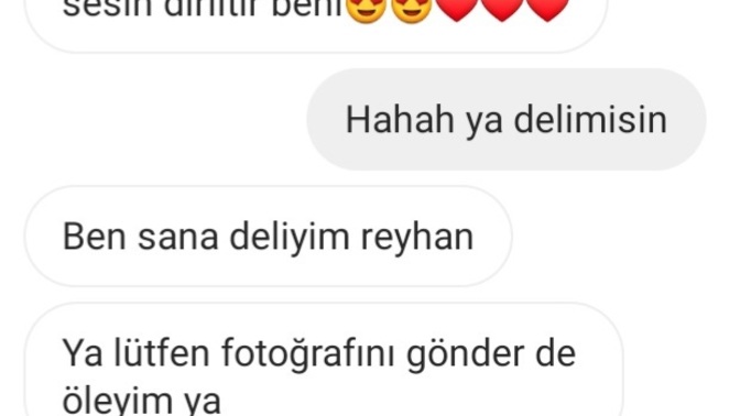 Daha 1 gün oldu tanışalı "sana ölürüm" "kurban olurum sesine" diyo normal mi? Fotolu?