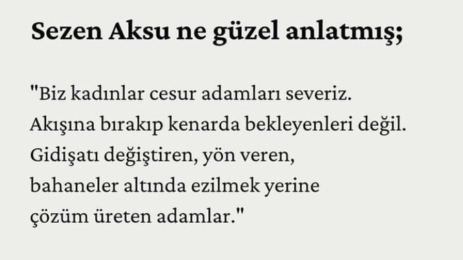Nasıl bir adam/ kadın seversin?