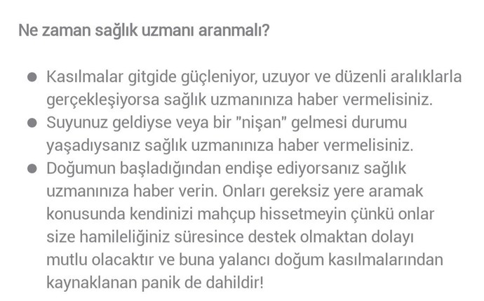 Doğum sancısı olabilir mi?