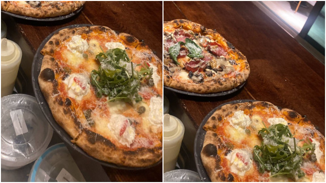 Pizza yaptım, nasıl gözüküyor sizce?