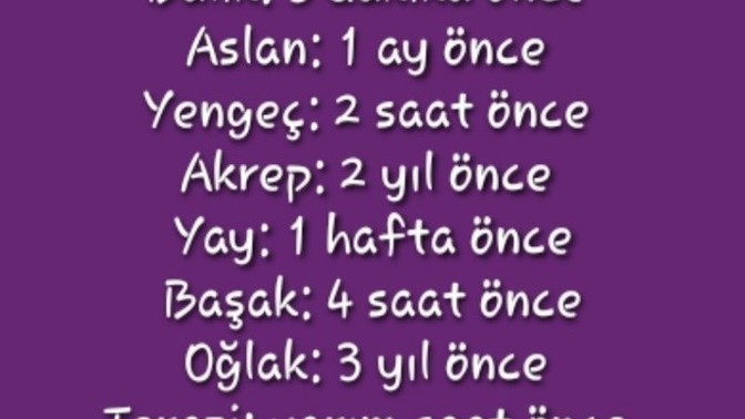 Burcuna göre en son ne zaman ağladın?