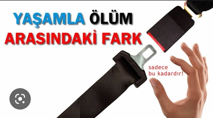 Arabaya bindiğinizde emniyet kemeri takıyor musunuz?