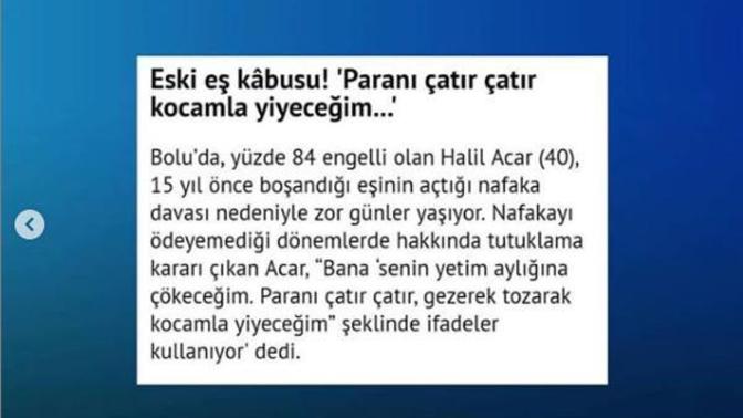 Sakat erkeğe nafaka davası açıp, alay eden vicdansız feminist?