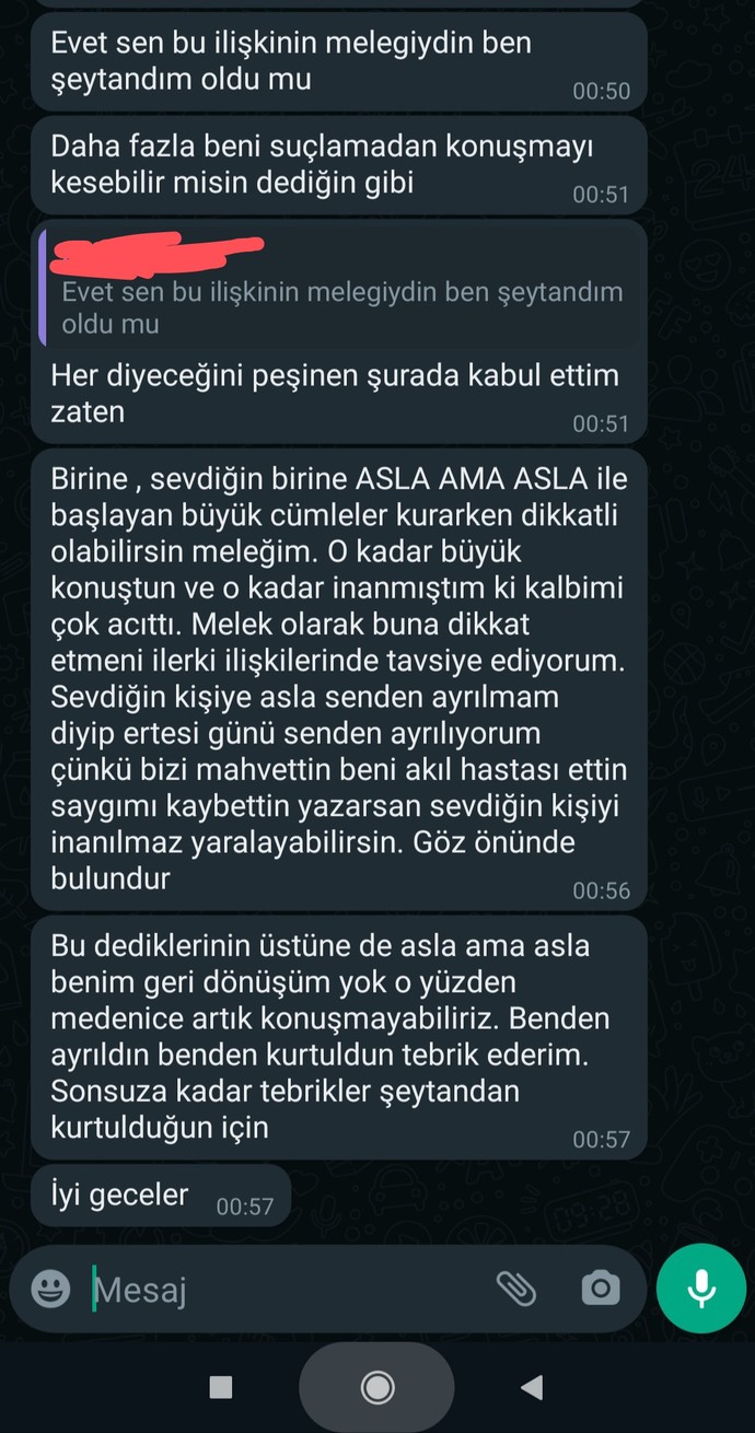 Sürekli tartıştığımız için ayrıldım ama pişmanım yazmalı mıyım?