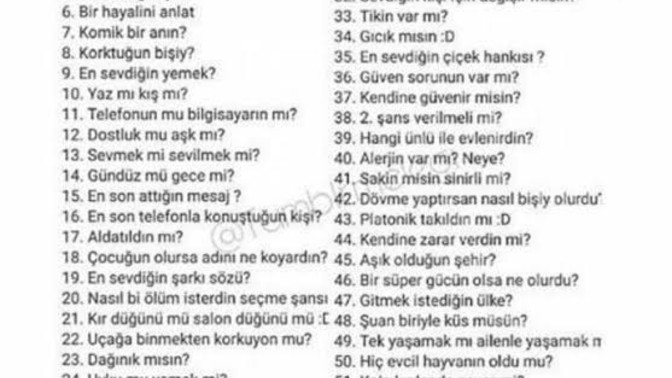 Hangi soruyu soracaksın?