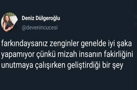 Mizah yeteneği sadece fakirlere özgü bir şey mi?