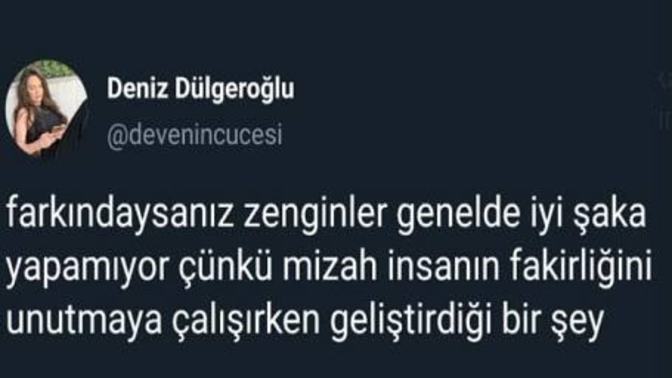 Mizah yeteneği sadece fakirlere özgü bir şey mi?