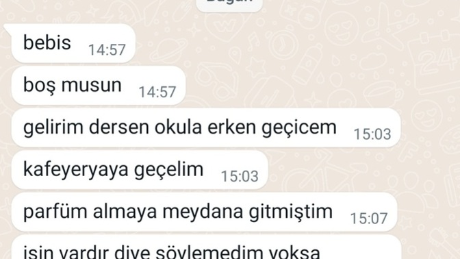 Arkadaşlar sizce kırıcı mi konuşmuşum? Sevgilim değil bu arada sınıf arkadaşım kendisi?