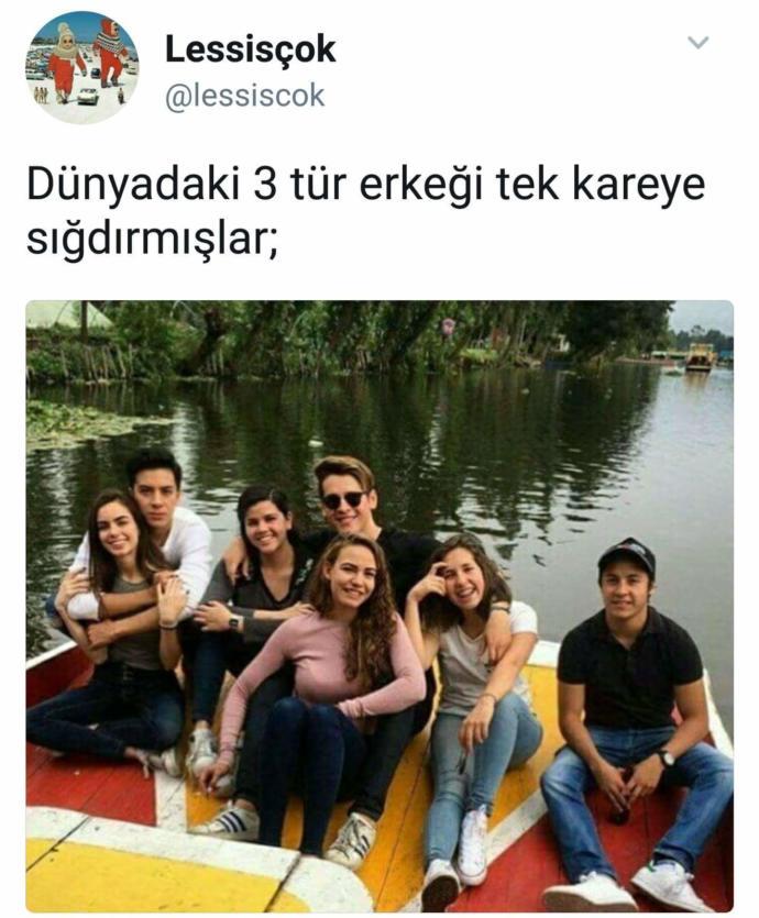 Dünyadaki hangi tür erkeksin?