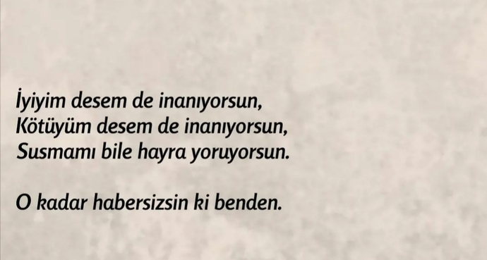 Anlaşıldığınızı düşünüyor musunuz?