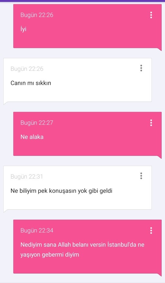 Verdiğiniz tepki neler?