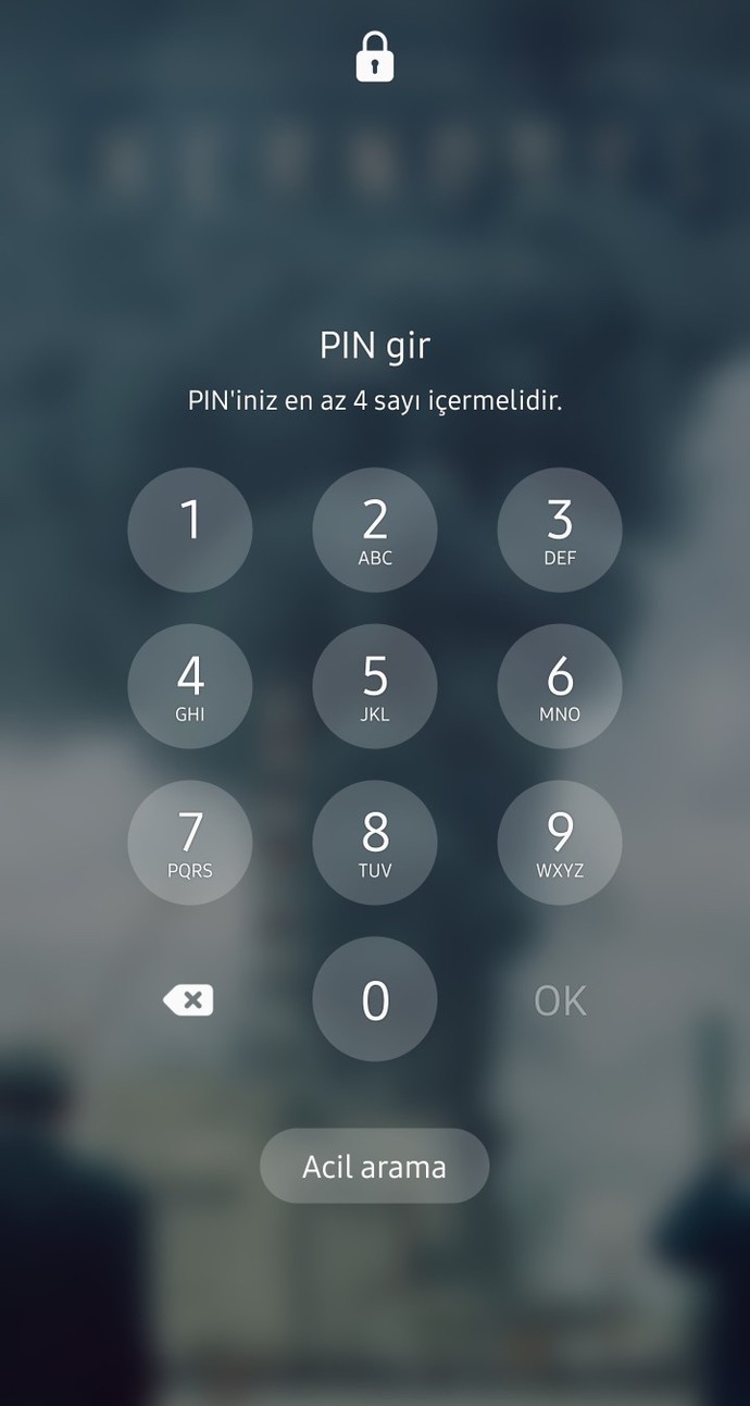 Telefonunuzun şifresi ne?
