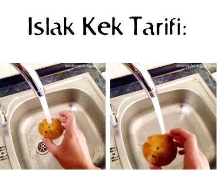 Sevgilime ilk buluşma için ıslak kek yaptım, biraz fazla ıslak oldu sanırım. 😂 Sizce bu adam benimle ciddi düşünür mü?