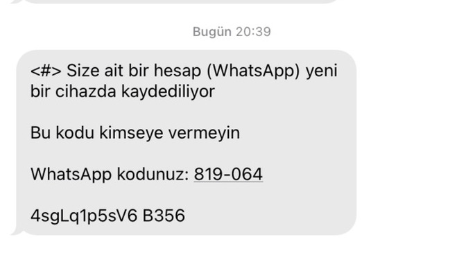 Teledonuma whatsaptan böyle birsey geldi ne demek oluyor anlayan var mı?