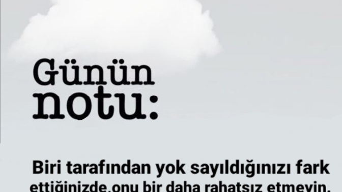 Bugüne not bırakır mısın?