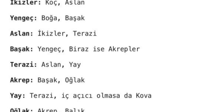 Hangi burçlar ile dost olabilir dostluk kurabilirsin?