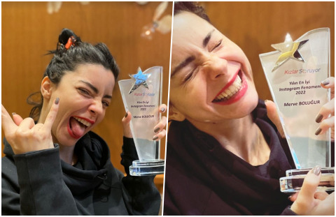 Yılın Instagram Fenomeni Merve Boluğurdan KScanlara teşekk&uuml;r paylaşımı!