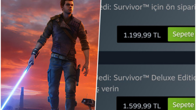 Star Wars Jedi: Survivor oyununun ön sipariş fiyatı 1.200 TL! Sevdiğiniz oyuna bu parayı verir miydiniz?