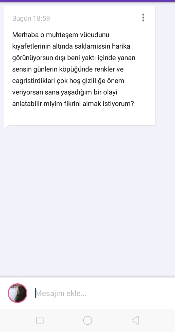 Ne diyor bu böyle?