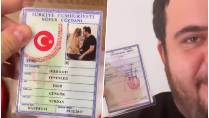 Eşinin kütüğünü hanımcılığa aldıran Berfu Yenenler’in, Eser Yenenler’e yıl dönümü hediyesini nasıl buldunuz?