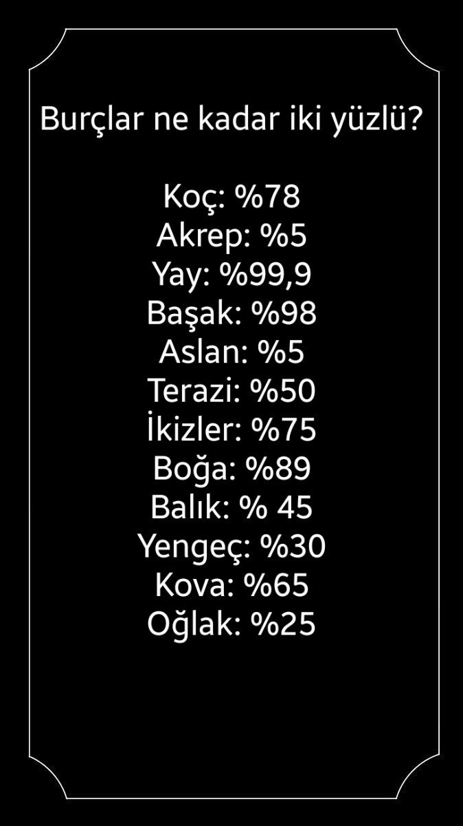 Burcuna göre ne kadar iki yüzlüsün?