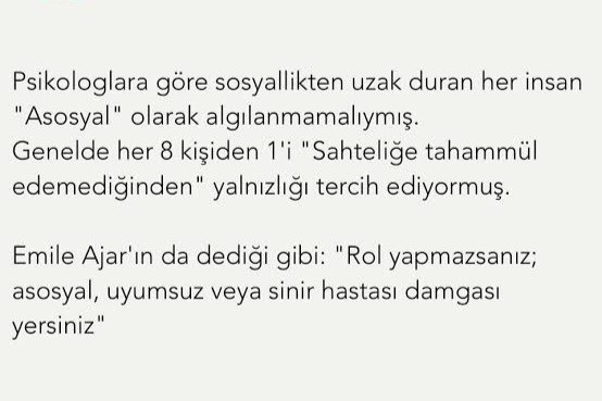 Yalnız ve sessiz insanlar sevilmez mi?