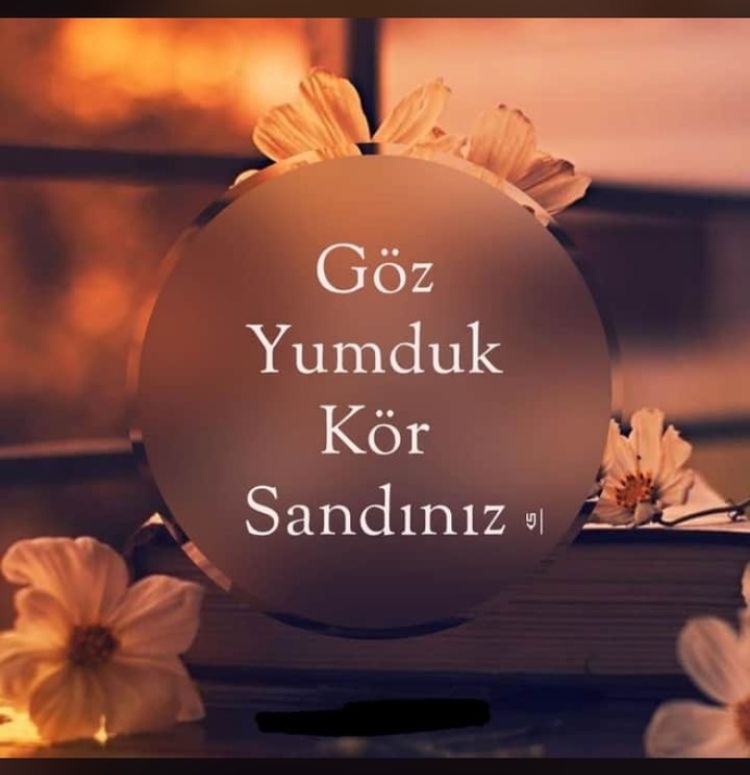 Sizi üzenlere ne söylemek istersiniz?