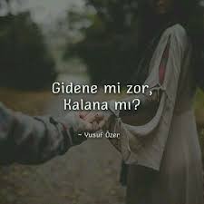 Sizce ilişkilerde kalana mı zor yoksa gidene mi zor?