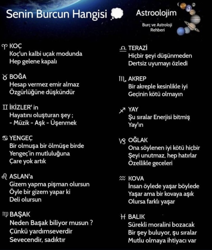 Burcun neler diyor?
