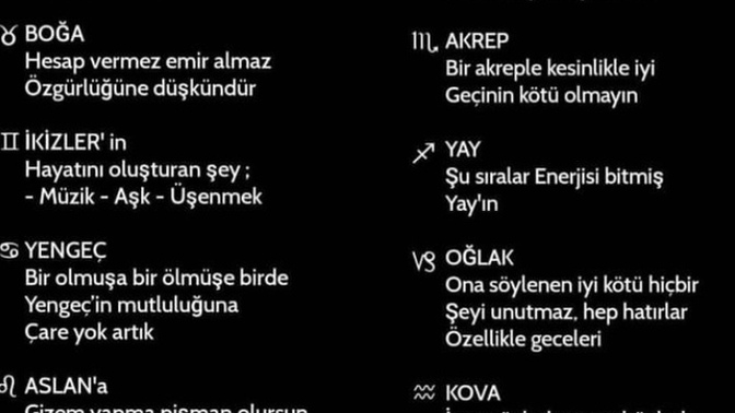Burcun neler diyor?