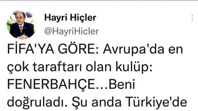 Türkiye’nin , en çok taraftarı olan hangi takımdır?