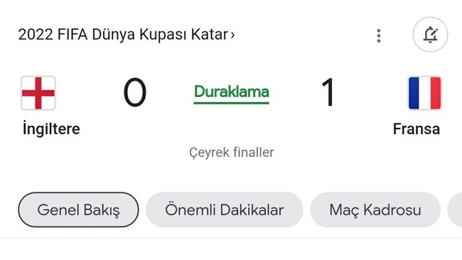 Ingiltere-Fransa maçı kaç kaç biter sizce?