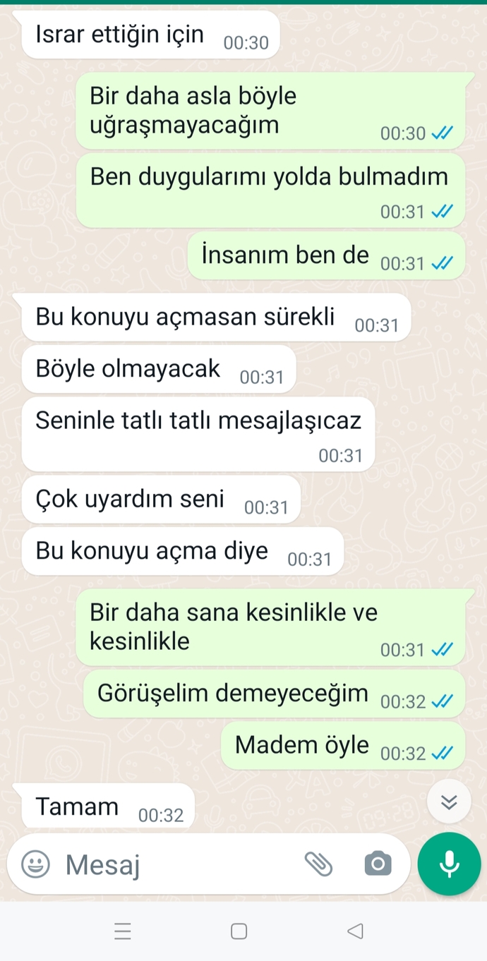 Sizce böyle bir muameleyi hak etmiş miyim? Fotoğraflı?