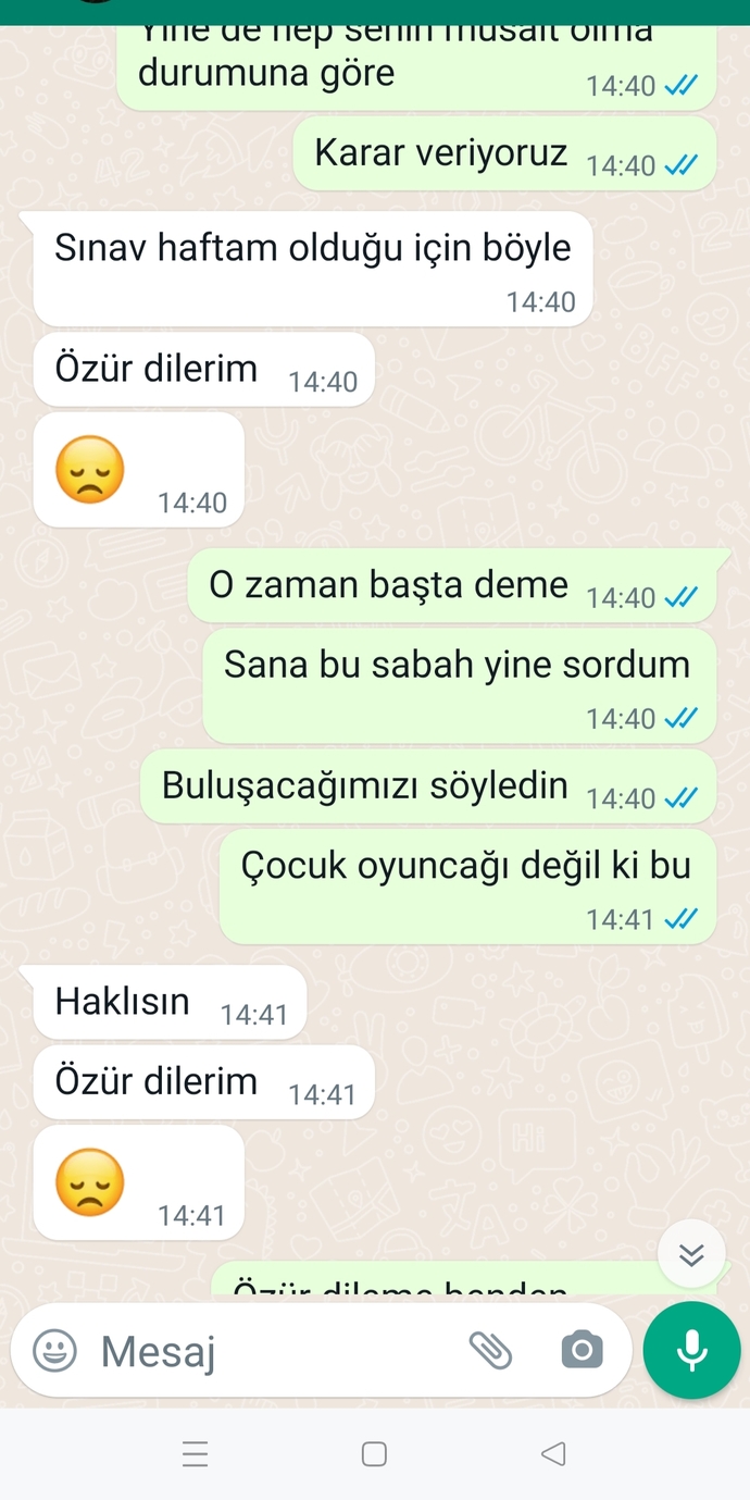 Sizce böyle bir muameleyi hak etmiş miyim? Fotoğraflı?