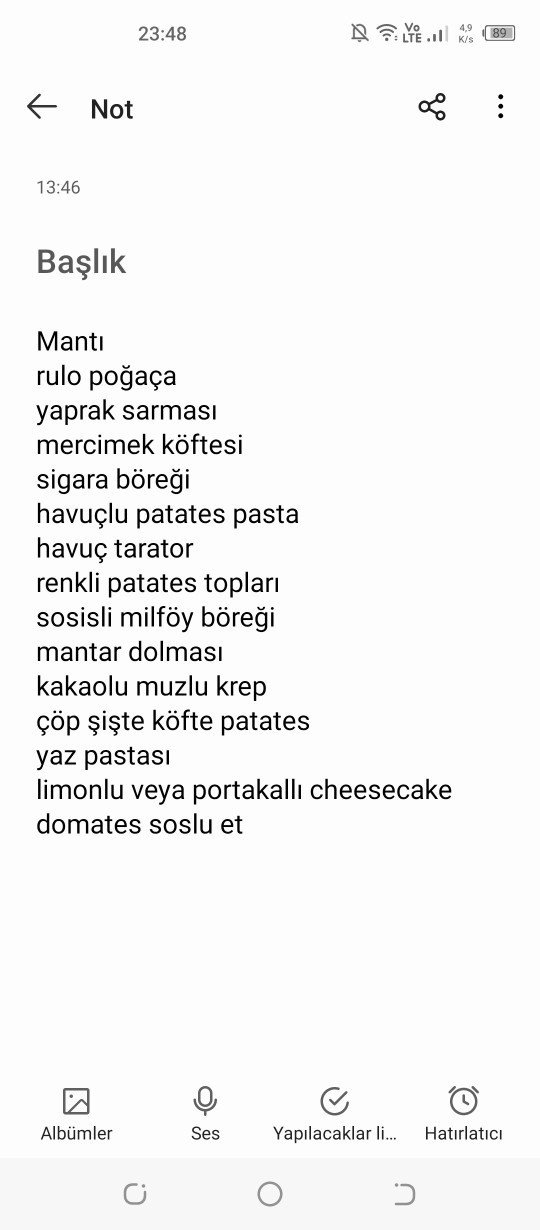 Yılbaşı akşamına menü düşünüldü mu?