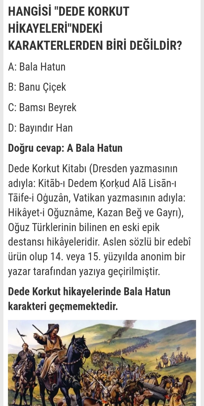 Siz doğru cevabı verebilir misiniz?