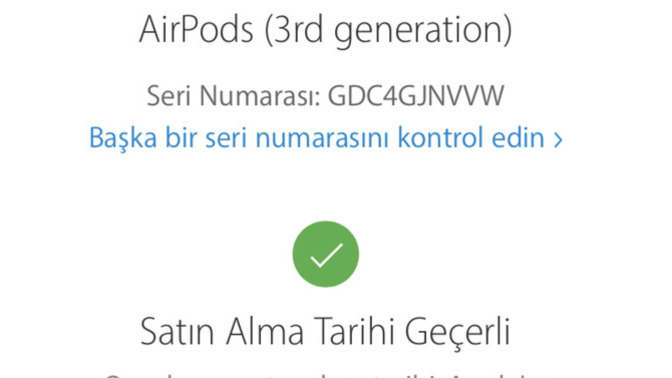 AirPods'un orijinal olup olmadığını nereden anlarız?