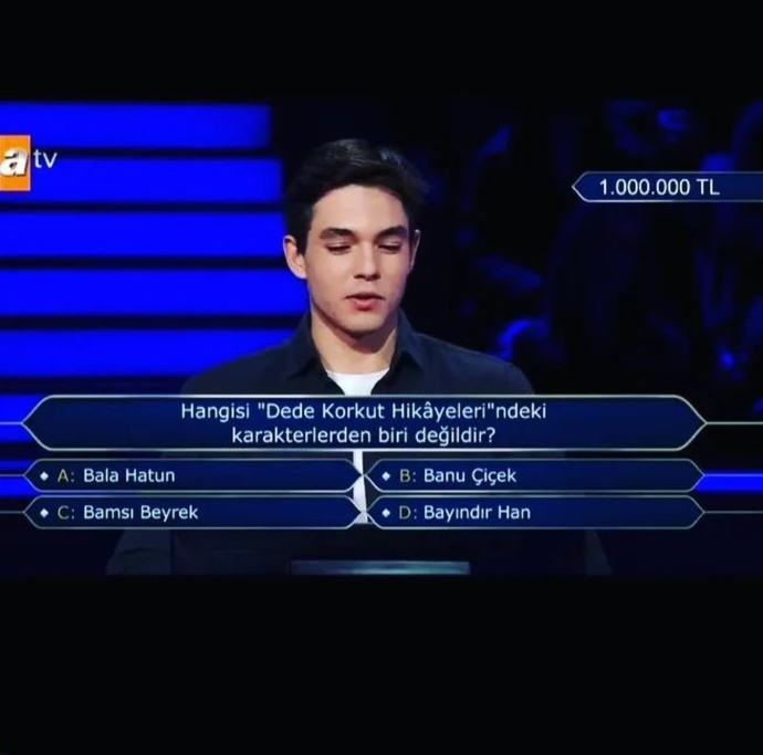 Yarışmacı olsaydınız, 1 milyonluk soruyu yapabilir miydiniz?
