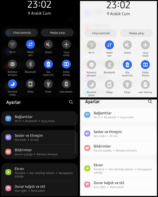 Telefonunuz açık modda mı karanlık modda mı?