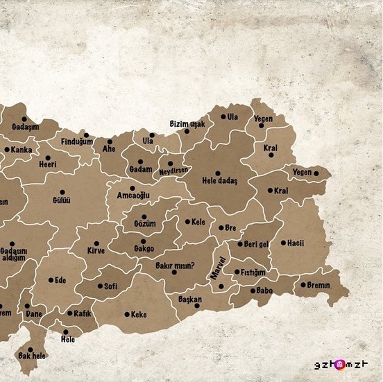 Şehirlere göre hitap şekilleri açıklandı, benim şehrim finduğum diyormuş. 😂 Ya sizin şehir ne diyor?