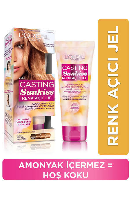 Arkadaslar saci min rengini loreal paris jel ile acicam?
