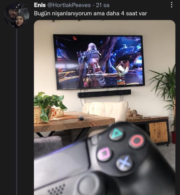 Adam nişanına az kala bile oyun oynuyor. Bu kadar oyun sevdası saçma değil mi?