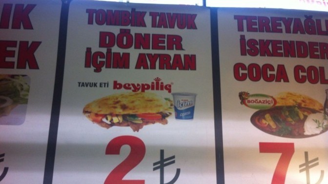 Bizim burada 15 TL'ye döner var. Sizce alınır mı?