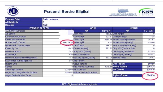 Uzman bir doktor devlet hastanesinde ne kadar maaş alır?