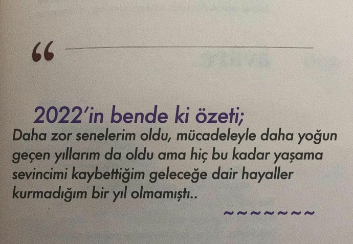 Bu seneye bir not bırak?