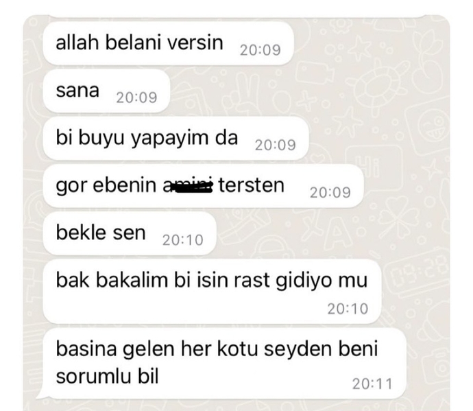 Ayrılınca beddua eden taraf mısın, beddua alan taraf mı?