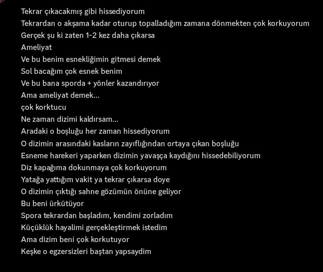 Diz kapağı egzersizleri dizimdeki boşluk hissini geçirir mi?