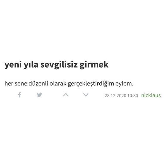 Yeni yıla sevgilisiz girecek var mı?